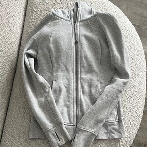 lululemon athletica Gray Zip-Up Hoodie